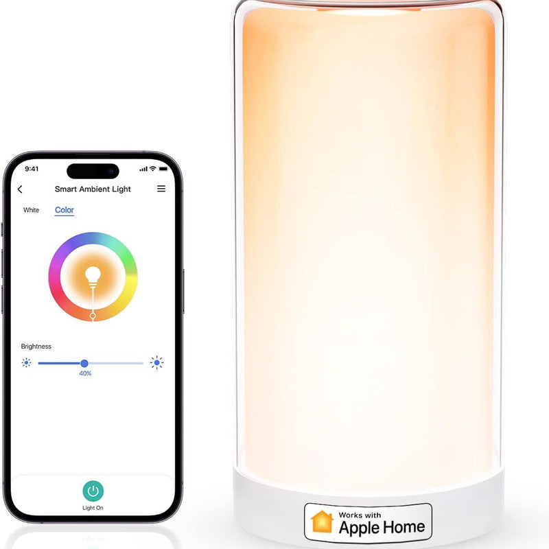 Meross Wi-Fi LED-Nachttischlampe RGBWW dimmbar Apple HomeKit