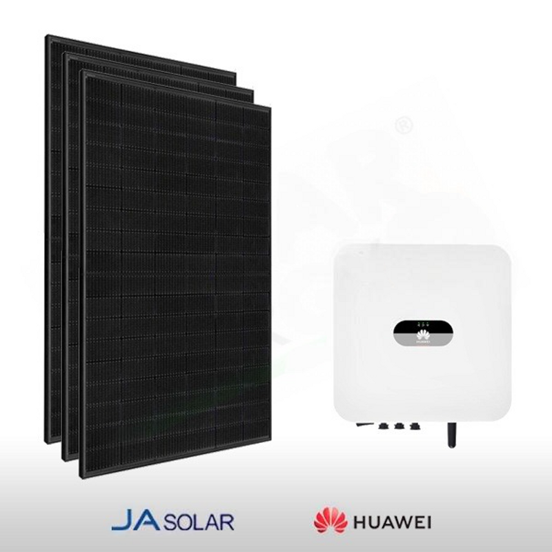 JA Solar 4 KW JA SOLAR PHOTOVOLTAIK-KIT – HUAWEI FÜR DIE LAGERUNG VORBEREITET
