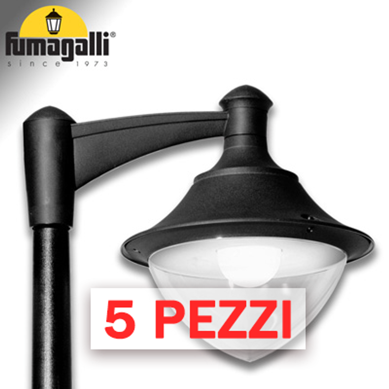 5x VIVI 400 BLACK TRASP POWER LED E27 30W CCT SET