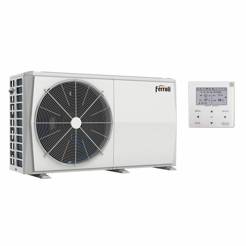 Ferroli Omnia M 3.2 6,3 kW Monoblock-Einphasen-Invert-Luft-Wasser-Wärmepumpe