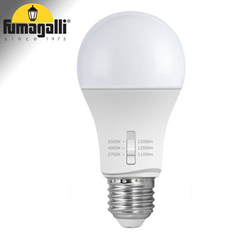 Lampadina LED-Glühbirne E27 A60 – 8,5 W – CCT – Fumagalli
