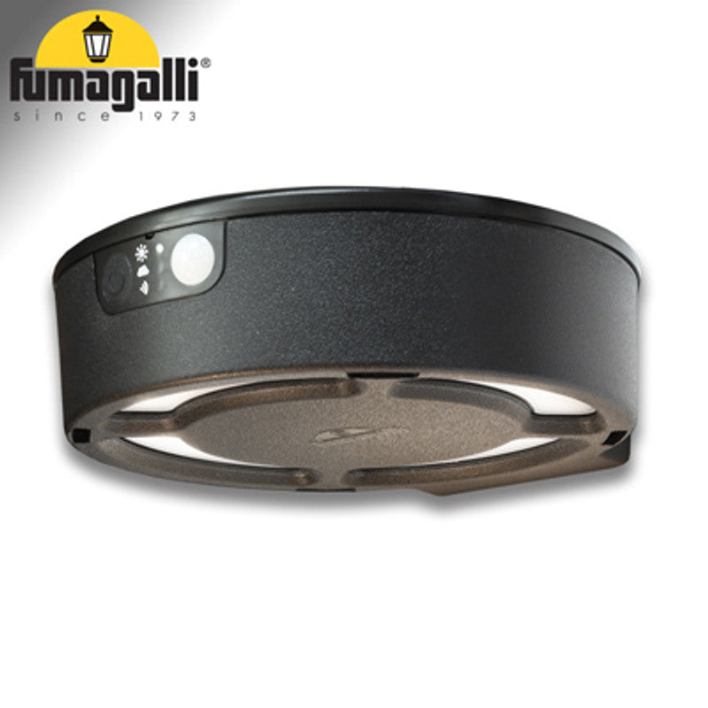 Fortunato LUCKY SCHWARZE SOLAR-LED Ø150 PIR 4000K