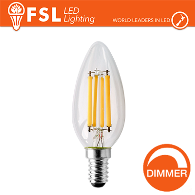 Beleuchtung Olive-Glühlampe – 4 W, 4000 K, E14, dimmbar