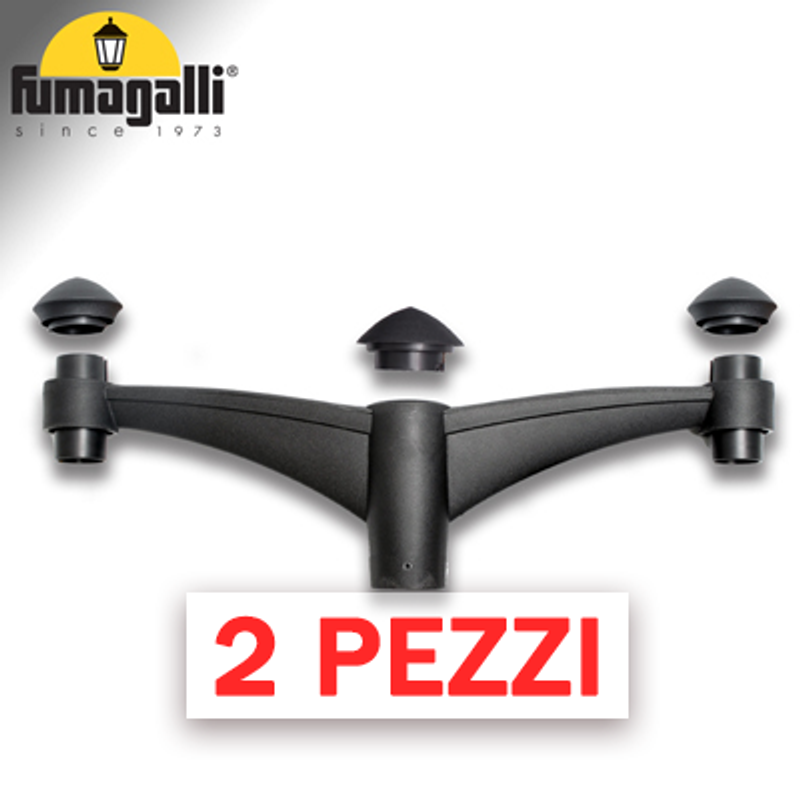 2x MIDIPILAR SYSTEM 2L SCHWARZ