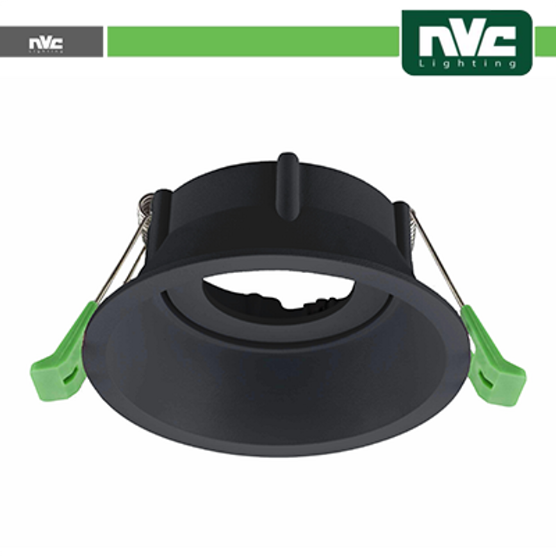 Ring Verstellbarer Blendschutzring mit 90-mm-Loch, SCHWARZ
