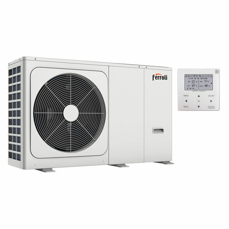 Ferroli Omnia M 3.2 8,4 kW Monoblock-Einphasen-Inverter-Luft-Wasser-Wärmepumpe