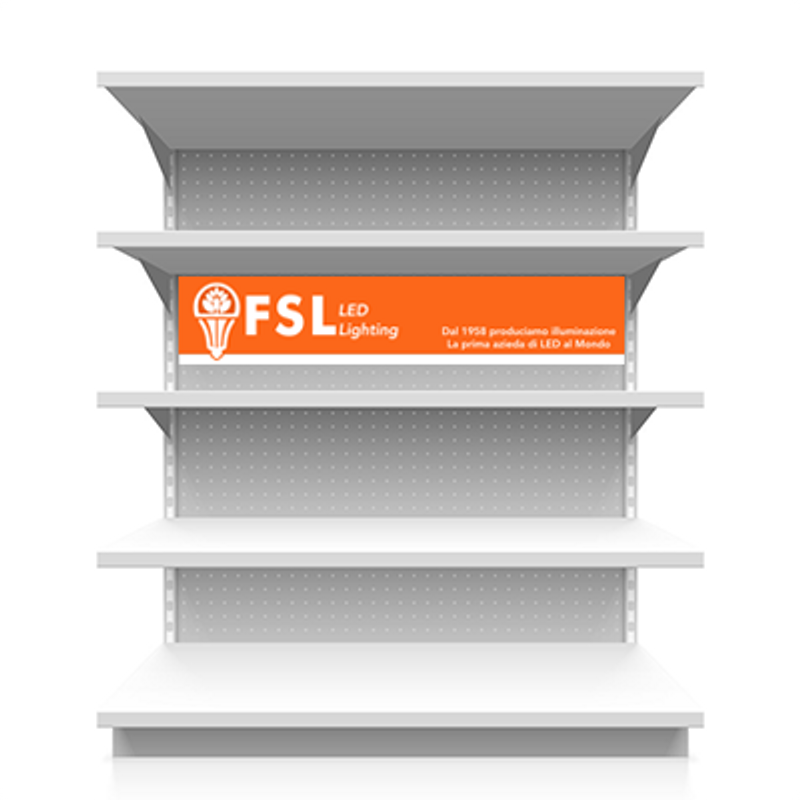 Adesivo FSL-Aufkleber, Maße: 100 x 20 cm – gestalten Sie Ihr Regal individuell!