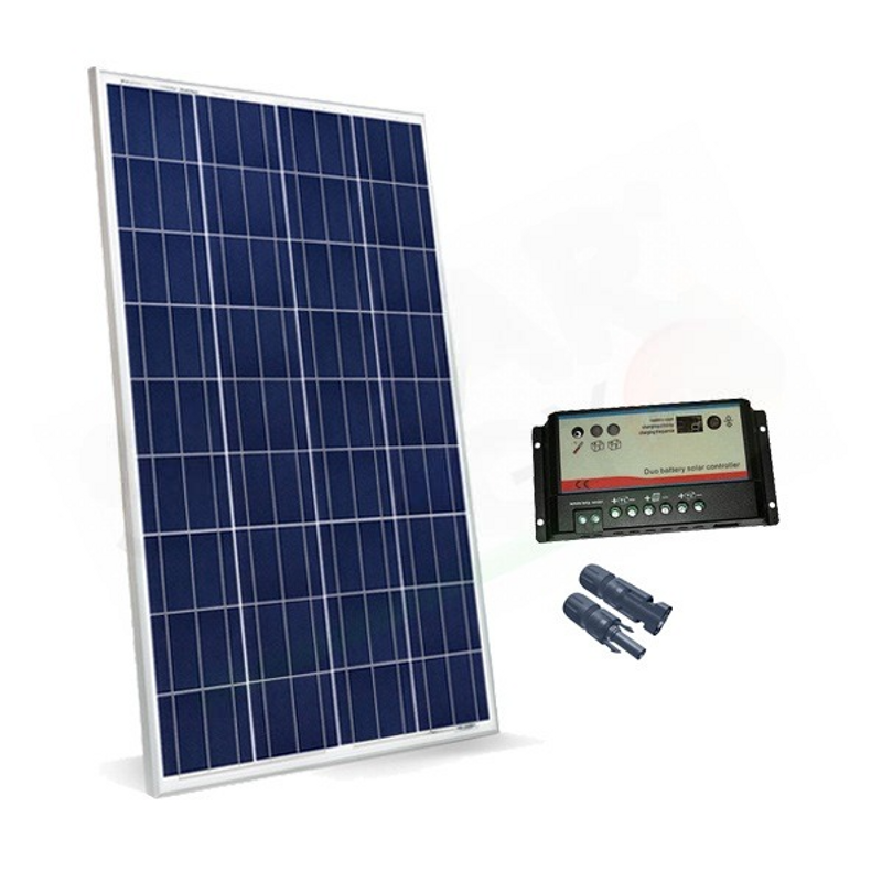 Solar-Kit CAMPER-SOLAR-KIT 200W 12V – 200W-MODUL UND 20A-DUAL-BATTERIEREGLER