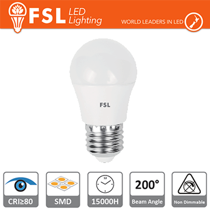 Beleuchtung Kugellampe – 5,5 W 6500 K E27