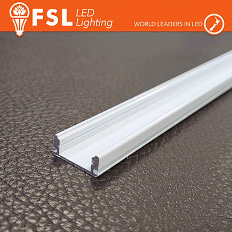 Barra ALUMINIUMSTANGE 6063 - U - 2m WEISS