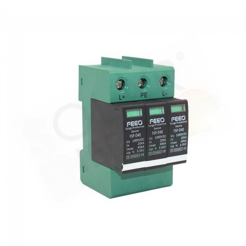 Scaricatore 1000 VDC 3P ÜBERSPANNUNGSABLEITER FÜR PHOTOVOLTAIKANLAGEN