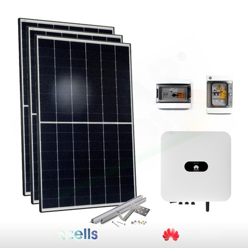 Qcells PHOTOVOLTAIK-KIT 6,1 KW QCELLS – HUAWEI FÜR DIE LAGERUNG VORBEREITET (KOMPLETT)
