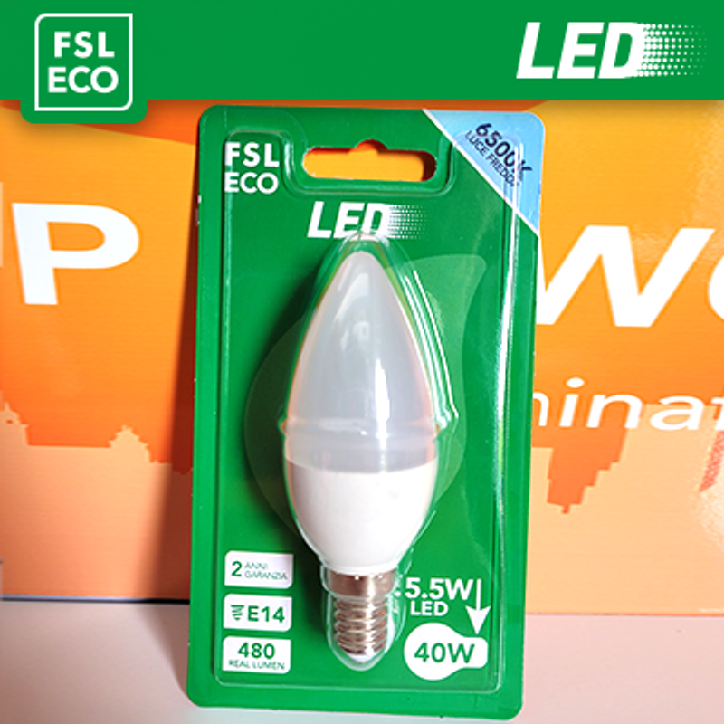 Beleuchtung BLISTER Olivenlampe – 5,5 W 6500 K E14