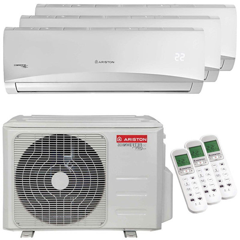 Ariston PRIOS R32 Test-Split-Klimaanlage 9000+9000+12000 BTU Inverter A++ un