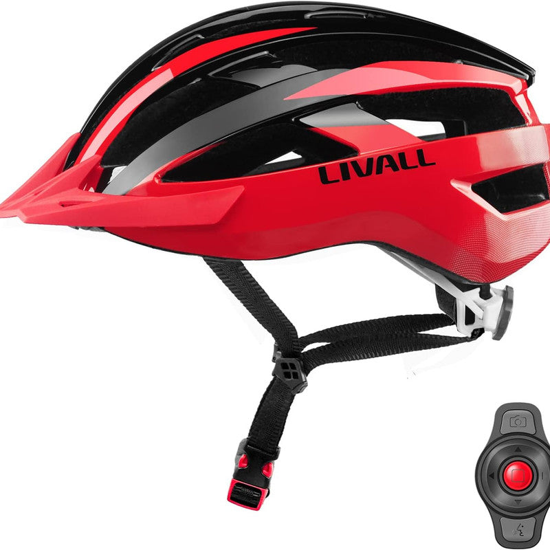Smart Livall MT1 NEO Mountainbike-Helm Rot – Größe M