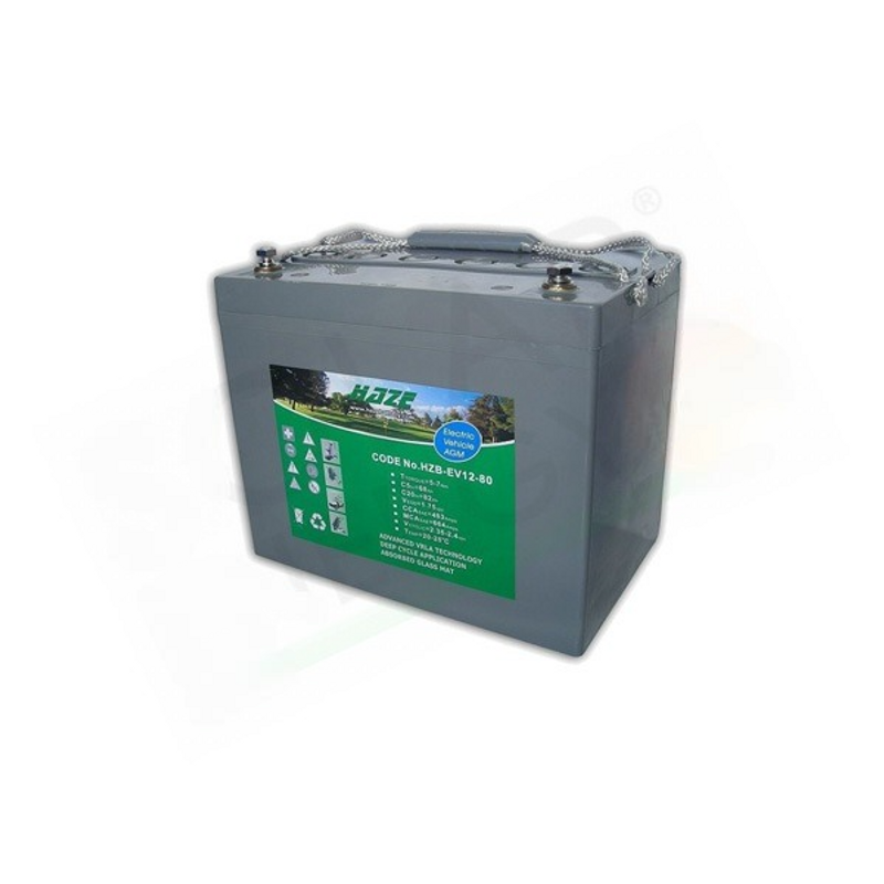 HAZE HZY12-80EV – AGM-GEL-SOLARBATTERIE 12V 80AH