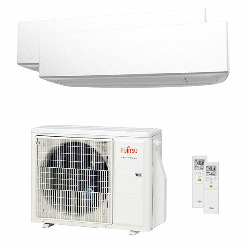 Fujitsu KE Series Klimaanlage Dual Split 9000+9000 BTU Inverter A+++ Außeneinheit