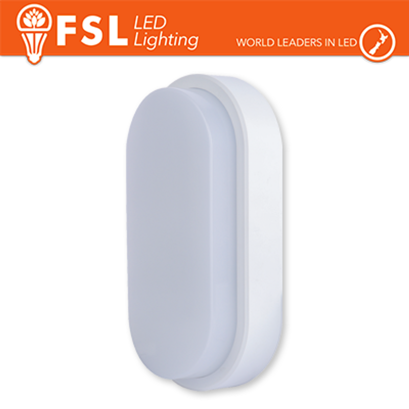 Deckenleuchte WEISSE OVALE LED-Deckenleuchte 15W 3000K 55*100*200 IP54