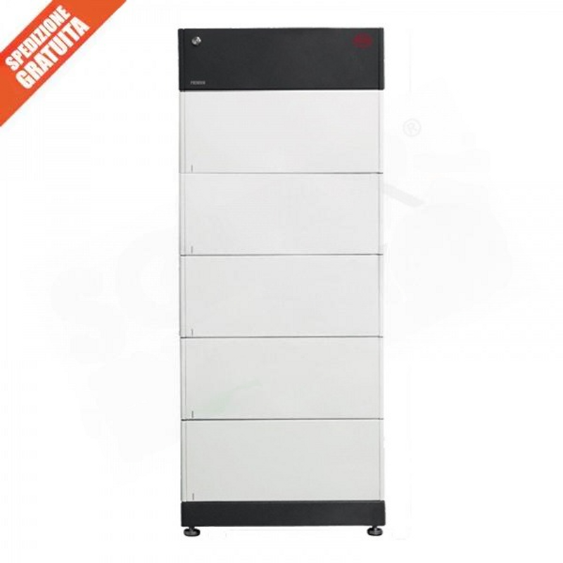 BYD BATTERY-BOX PREMIUM HVS 12.8 – BOX MIT 5 LITHIUM-BATTERIEN ZUR SPEICHERUNG VON 12,80 KW