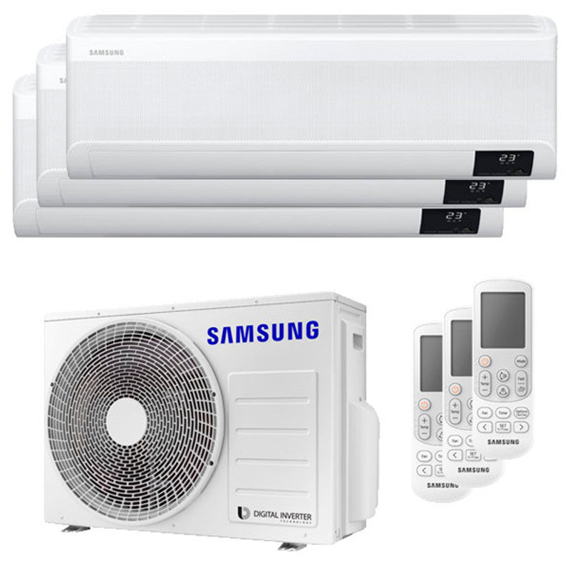 Samsung windfree Avant Test-Split-Klimaanlage 9000+9000+9000 BTU Inverter A+
