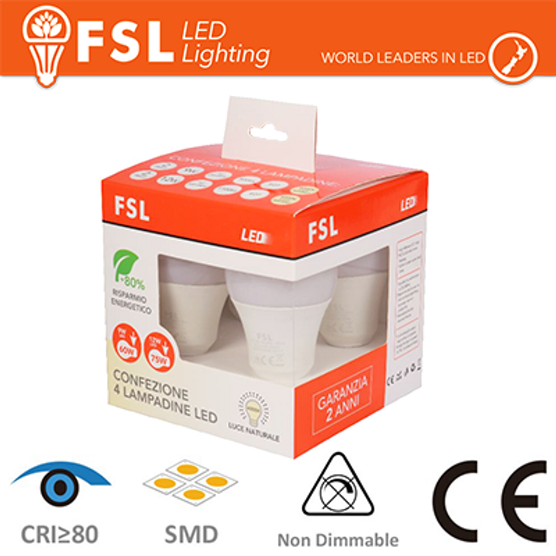 Beleuchtung Tropfenlampe: PROMO 4PACK Mix 2x9w+2x12w 3000K