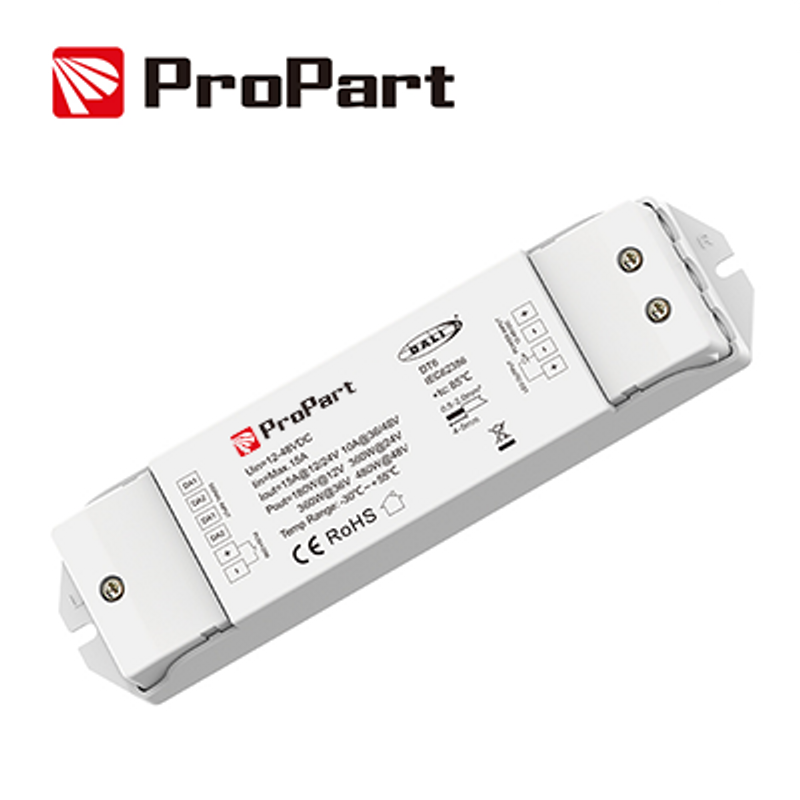 Dimmer DALI-Dimmer 1CH*15A, 180W/360W (12V/24V) - DC
