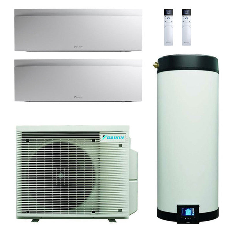 Daikin Multi+ Dual-Split-Klimaanlage und Warmwassersystem – Un