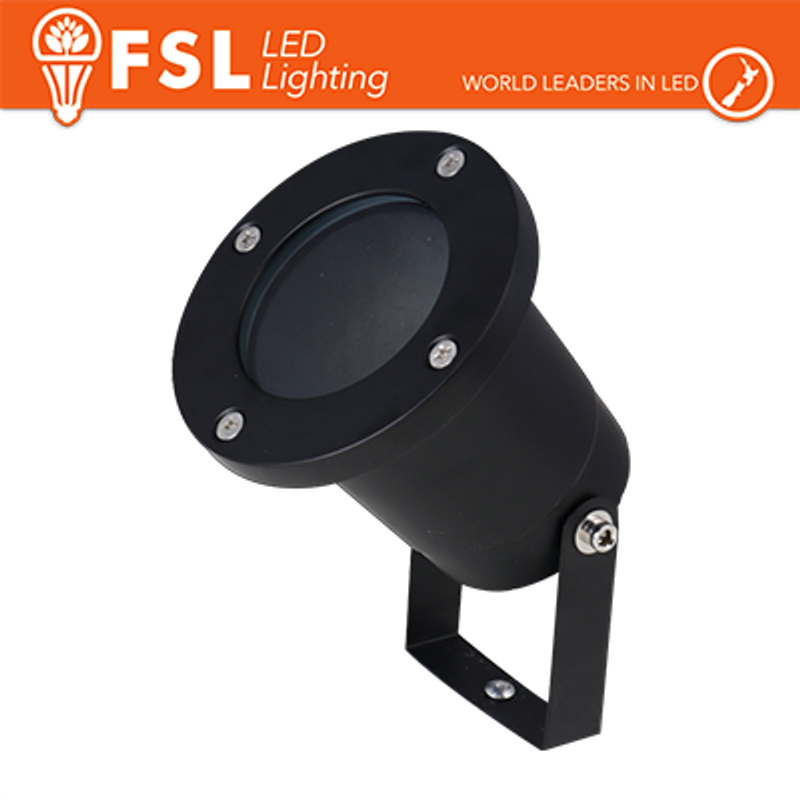 Faretto Verstellbarer Gartenstrahler mit Lattenrost, IP65, GU10, Anthrazit