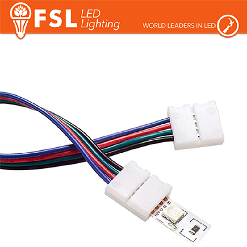 Steckverbinder 2END-Schnellverbinder für 10-mm-RGB-LED-Streifen