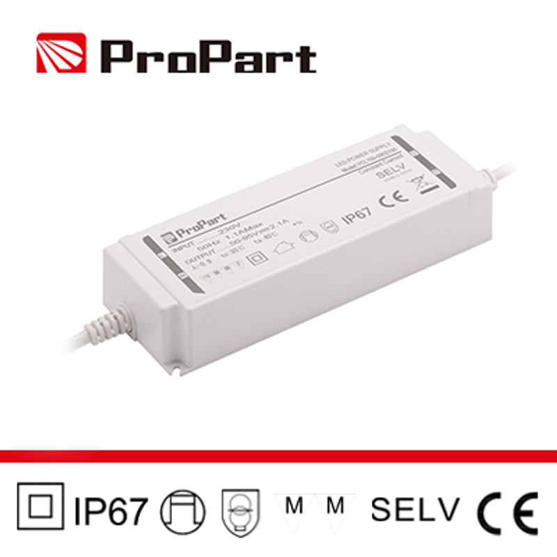 Netzteil IP67-Netzteil 24 V, 240 W, 10 A. Größe: 191 x 68 x 37 mm