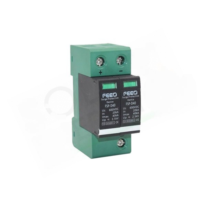 Scaricatore 600 VDC 2P ÜBERSPANNUNGSABLEITER FÜR PHOTOVOLTAIKANLAGEN