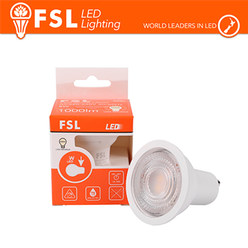Leuchtmittel GU10 LED-Glühbirne – 3 W 6500 K 270 lm 38° CRI >80