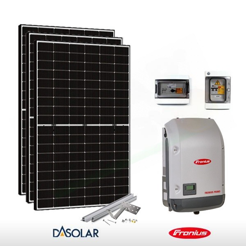 Das Solar PHOTOVOLTAIK-KIT 6,4 KW DAS SOLAR – FRONIUS (KOMPLETT)