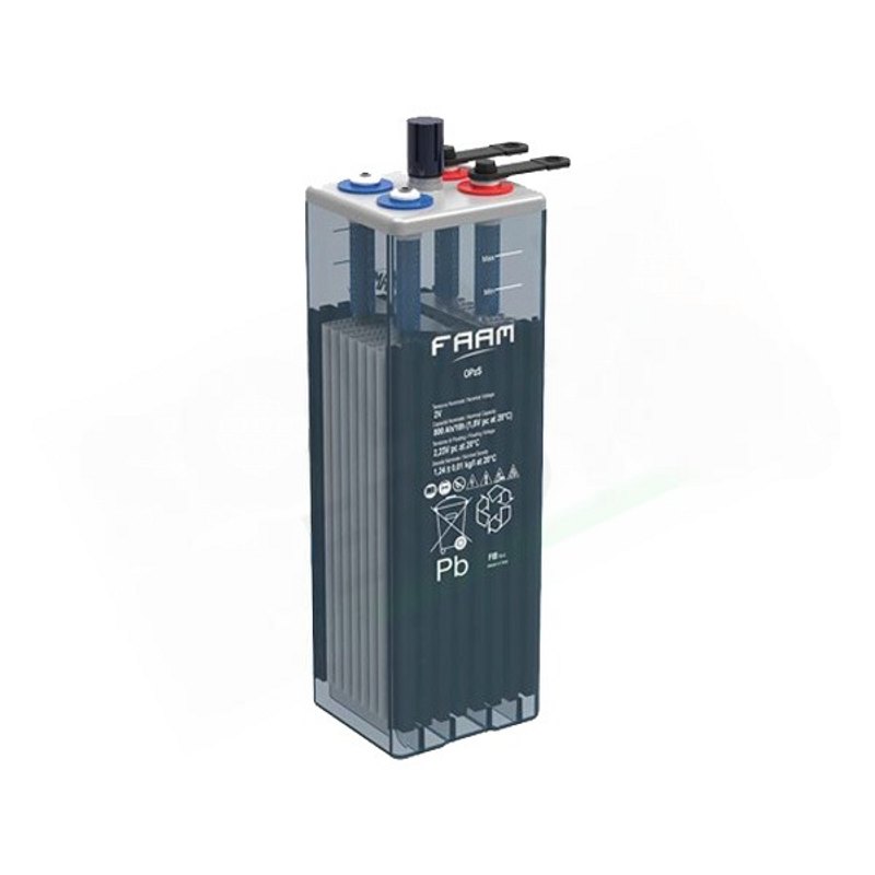 FAAM 8STA100 – 2V 800AH SOLARBATTERIE FÜR HYBRID- UND ISOL-PHOTOVOLTAIKSYSTEME