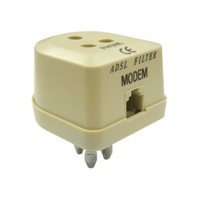 Melchioni ADSL-Filter dreipoliger Stecker 433329835 ADSL-Filter Zubehör