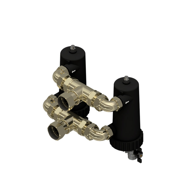 Foridra Magnetischer Schlammefangfilter mit halbautomatischer Reinigung, Anschlüssen 1" 1/2, für Anlagen ab 800 l IDRAMAGXLD