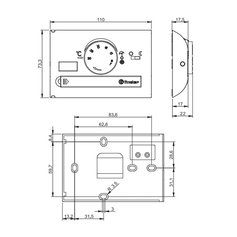 Finder 1T4190030000 Raumthermostat