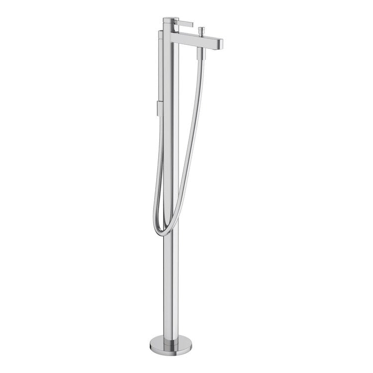 Hansgrohe Einhand-Badewannenmischer, bodenstehend, Chromoberfläche FINORIS 76445000