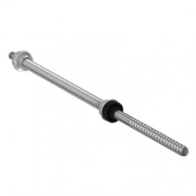 Fischer 00570113 Doppelgewindeschraube für PV-Anlagen M12x350 mm Wechselrichter-Wechselrichter-Zubehör