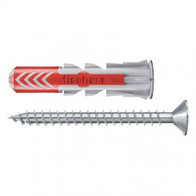 Fischer DuoPower Universalstecker 5x25 S mit Schraube 100 Stk. 00537645 Universaldübel