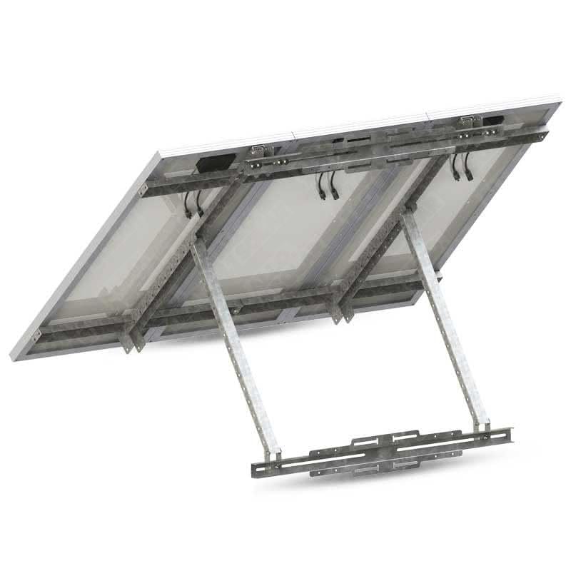 Uniteck Halterung für Solarmodule max. H120cm (Wand, Boden, Pfahl