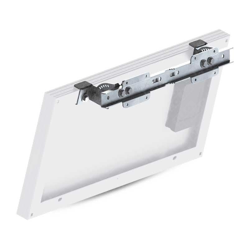 Uniteck Halterung für kleine Solarmodule max. H40cm (Wand, Boden,
