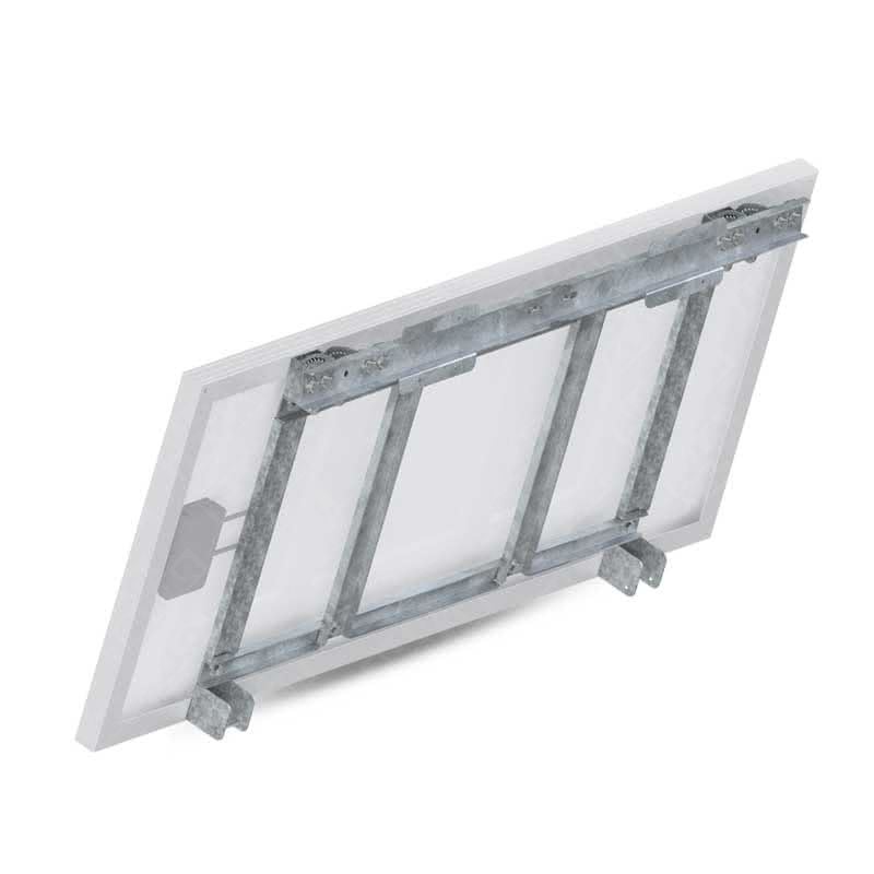 Uniteck Halterung für kleine Solarmodule max. H55cm (Wand, Boden,