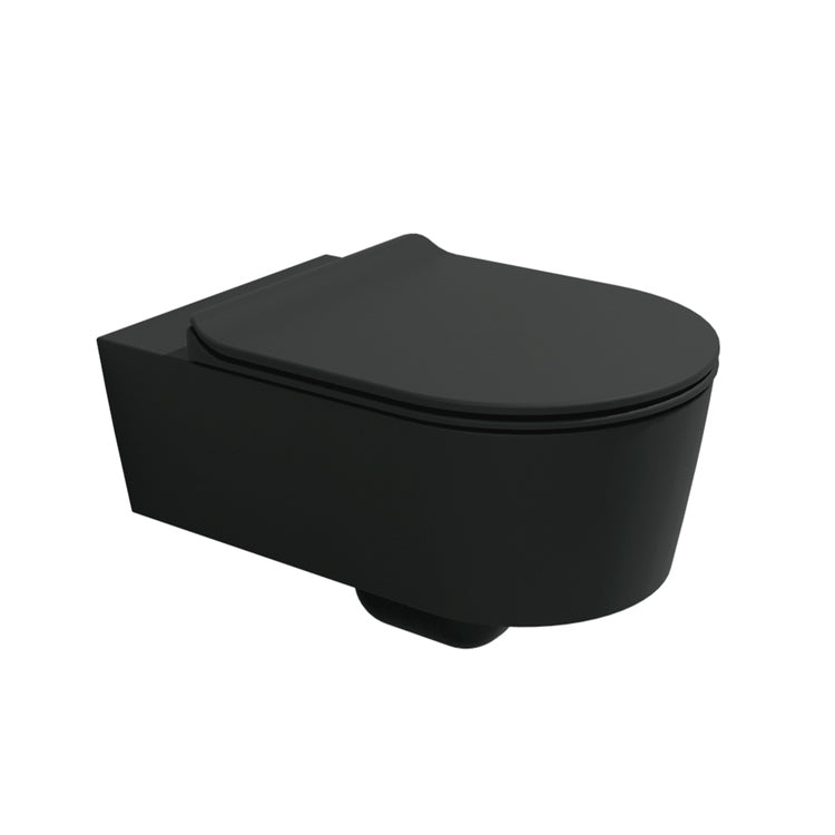 Flaminia Hängendes Becken mit goclean®-System, ohne Sitz, Farbe Kohle, matte Oberfläche LINK 5051/WCGCAR