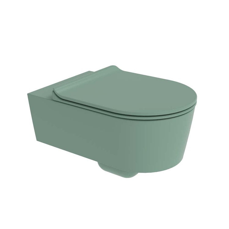 Flaminia Hängendes WC mit goclean®-System, ohne Sitz, Farbe Mint matt Finish LINK 5051/WCGME