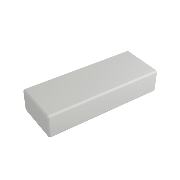 Flaminia Keramikregal 53 cm, Farbe Milchweiß, matte Oberfläche BRICK 5090LAT