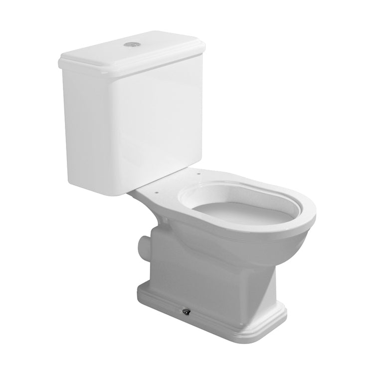 Flaminia Monoblock-WC, mit Wandabfluss, ohne Sitz, Weiß, glänzende Oberfläche EFI 6002