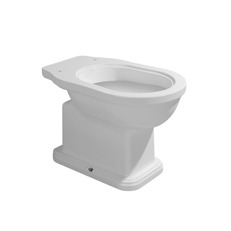 Flaminia WC mit Bodenablauf, ohne Sitz, Weiß, glänzende Ausführung EFI 6010
