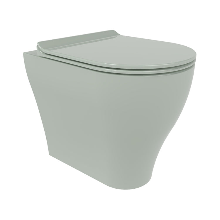 Flaminia Rückwand-WC mit Goclean®-System, ohne Sitz, Jadegrün, glänzende Oberfläche APP AP117GVG