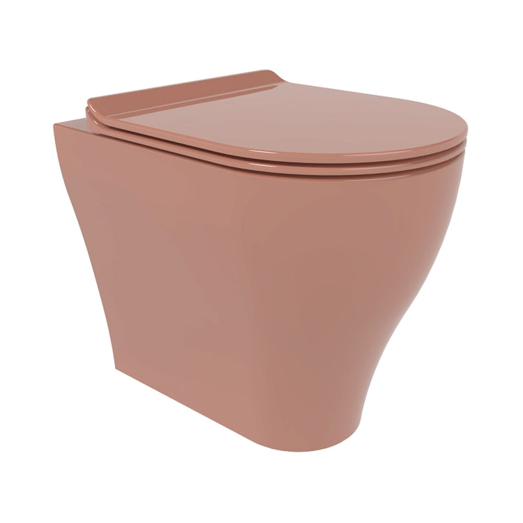 Flaminia Wand-WC mit goclean®-System, ohne Sitz, Farbe Terrakotta, glänzende Oberfläche APP AP117GTC